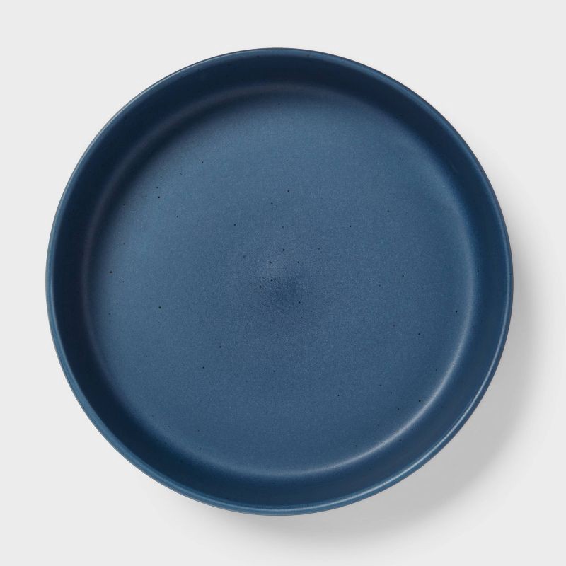 slide 3 of 3, 44oz Stoneware Tilley Dinner Bowl Blue - Threshold™, 44 oz