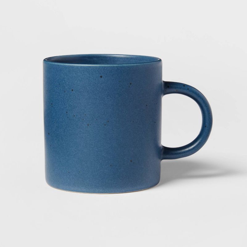 slide 1 of 3, 15oz Stoneware Tilley Mug Blue - Project 62™, 15 oz