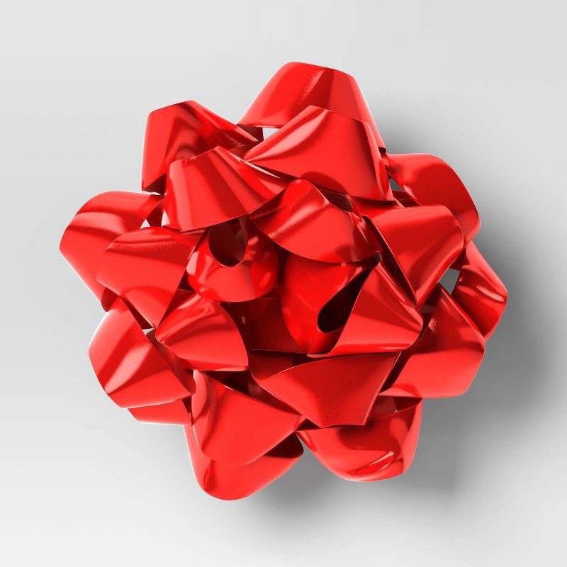 slide 1 of 3, Mega Christmas Bow Red Lamca - Wondershop™, 1 ct