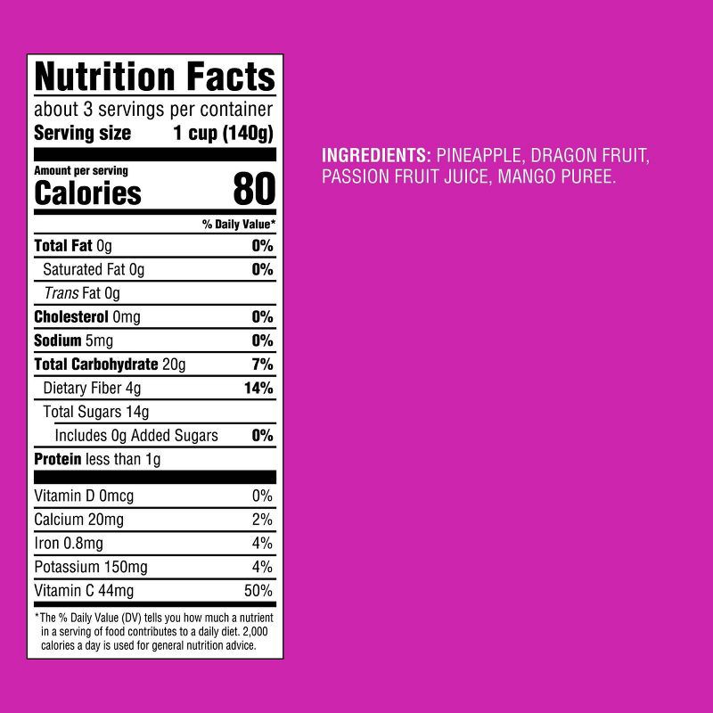 slide 4 of 4, Frozen Dragon Fruit & Passion Fruit Blend - 16oz - Good & Gather™, 16 oz