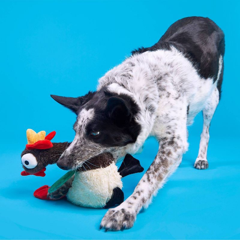 slide 3 of 6, BARK Cock-a-Doodle-Chew Dog Toy, 1 ct