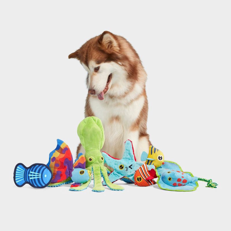 slide 5 of 7, BARK Puppy Guppies Tennis Ball Groupers Dog Toy, 1 ct