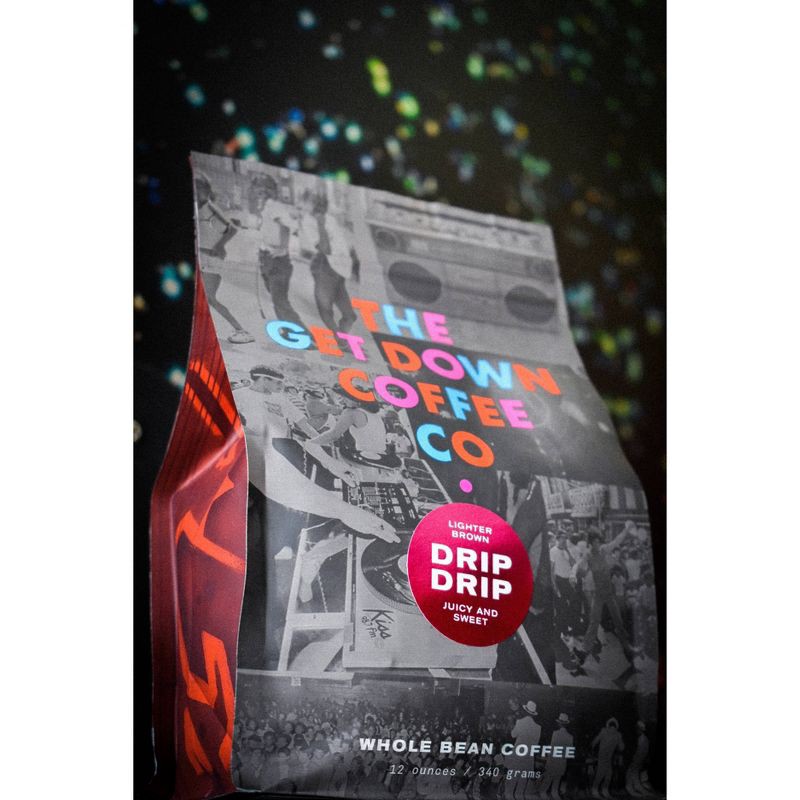 slide 6 of 7, The Get Down Coffee Co. The Get Down Coffee Co Drip Drip Light Roast Coffee - 12oz, 12 oz