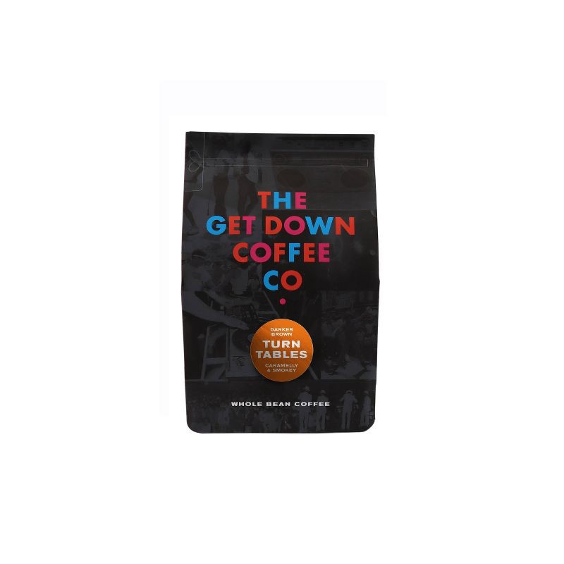 slide 1 of 7, The Get Down Coffee Co. The Get Down Coffee Co Turntables Dark Roast Coffee - 12oz, 12 oz