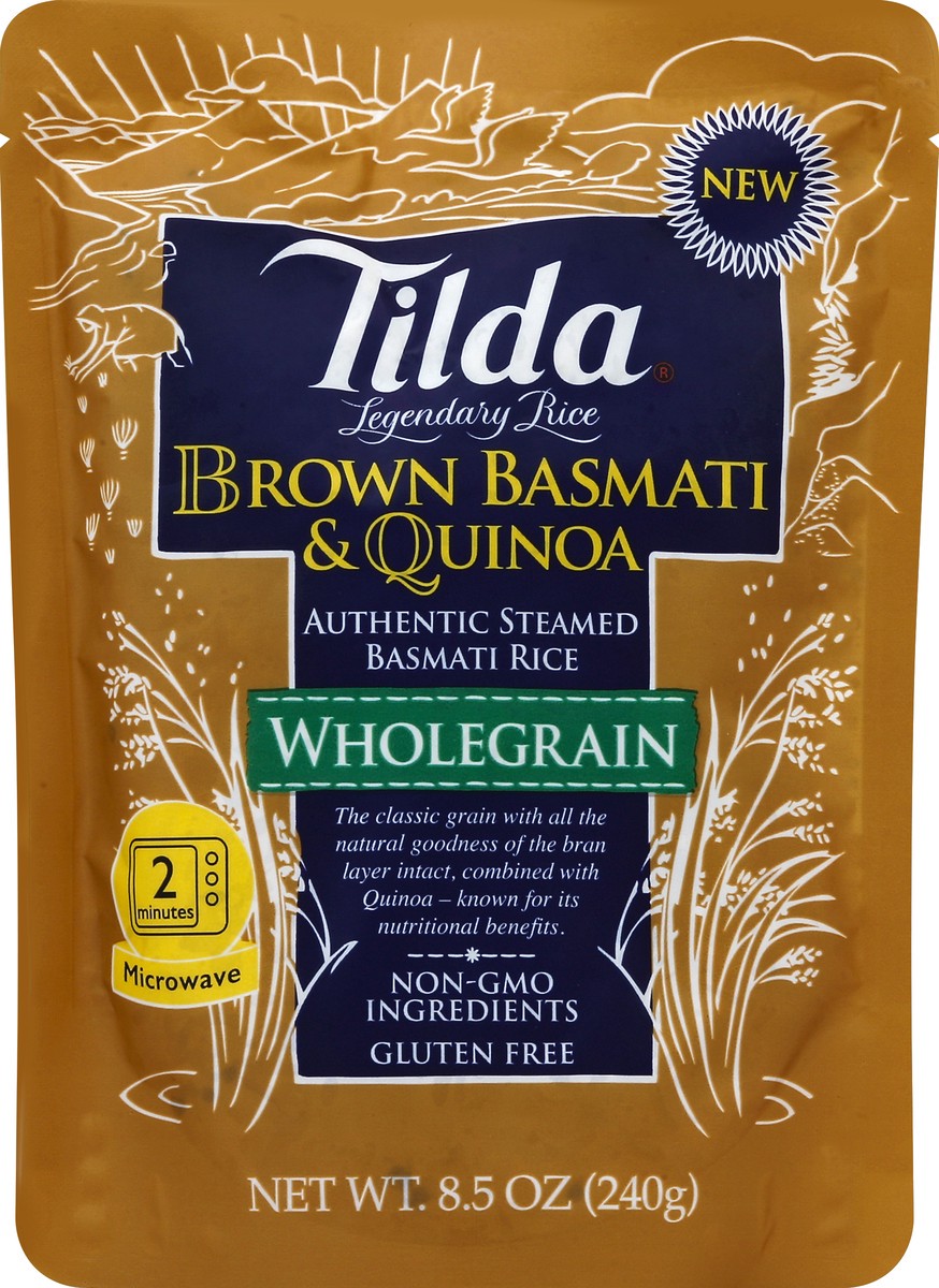 slide 5 of 6, Tilda Brown Basmati And Quinoa, 8.5 oz