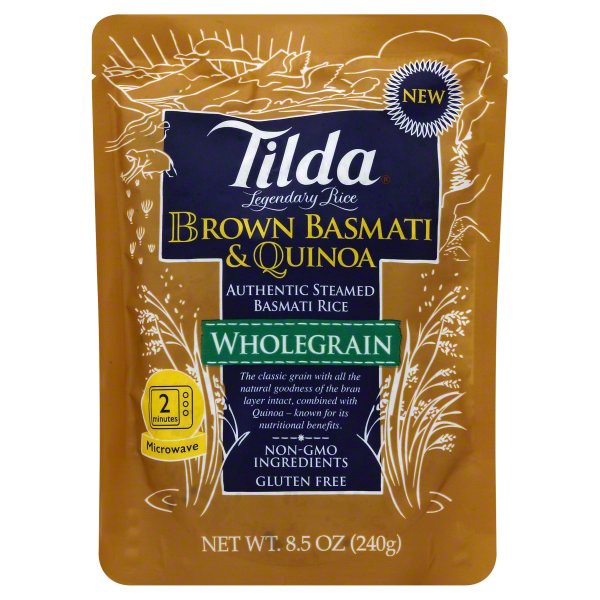 slide 1 of 6, Tilda Brown Basmati And Quinoa, 8.5 oz