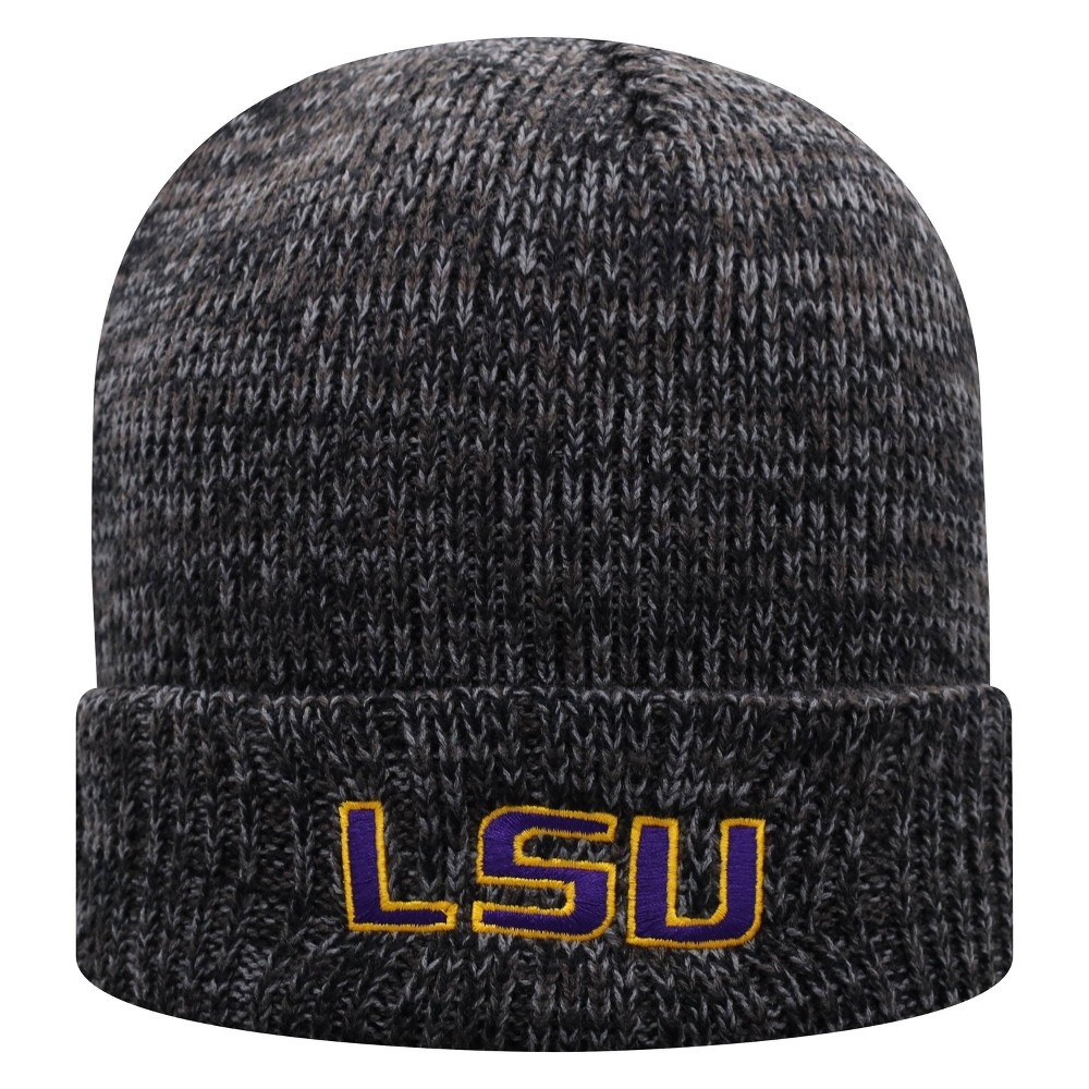 slide 2 of 2, NCAA LSU Tigers Men's Black Aclaim Knit Cuffed Beanie, 1 ct