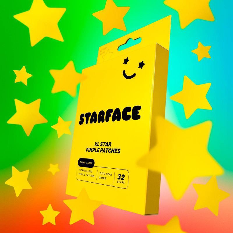 slide 3 of 6, Starface XL Star Pimple Patches Refill - 32ct, 32 ct