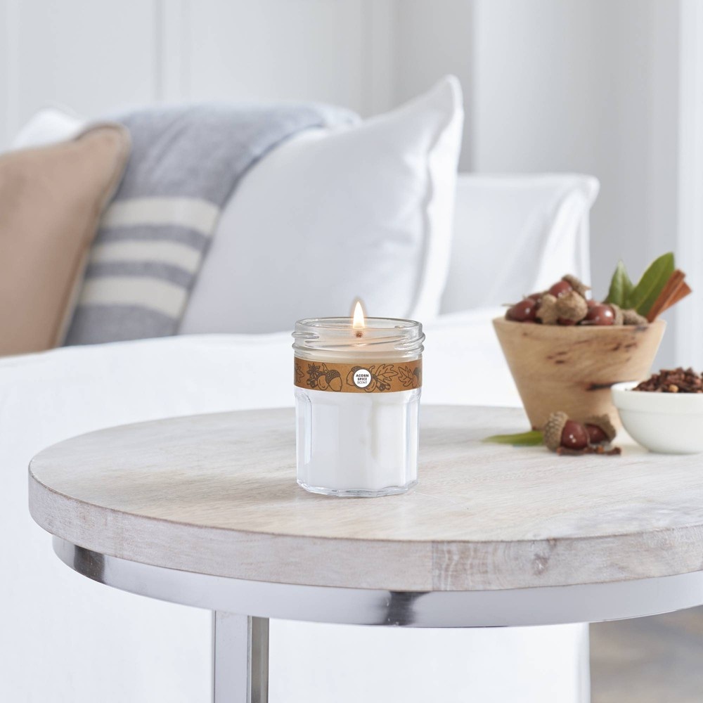 slide 5 of 5, Mrs. Meyer's Clean Day Fall Large Soy Candle - Acorn Spice, 7.2 oz