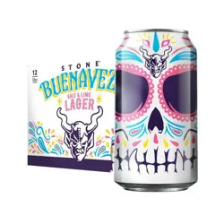 Stone Buenaveza Salt & Lime Lager Beer - 12pk/12 fl oz Cans