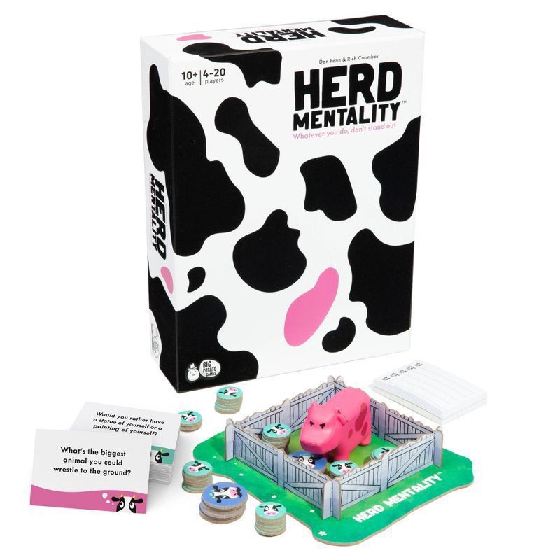 slide 3 of 13, Big Potato Herd Mentality Board Game: Social Studies, Reading, Writing & Social Skills, 4-20 Players, 20 Min Play, 1 ct