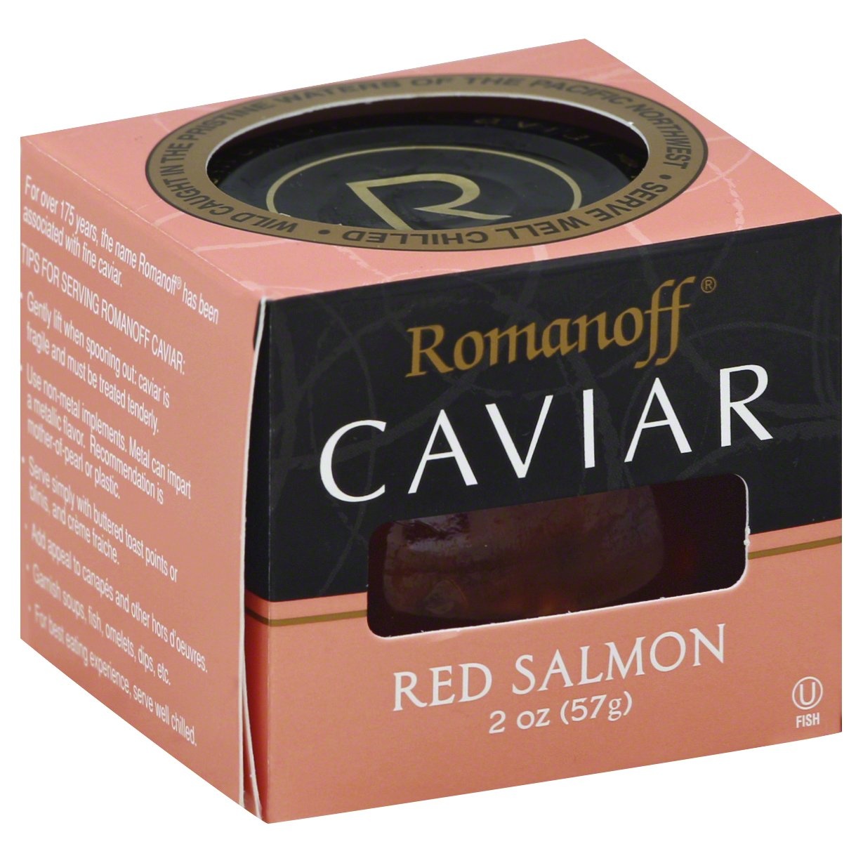 slide 1 of 7, Romanoff Red Salmon Caviar, 2 oz