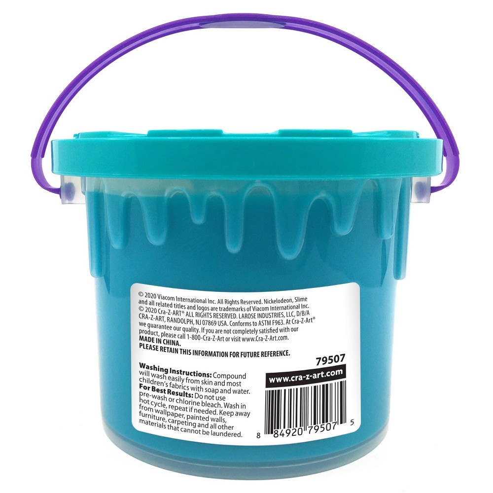 slide 2 of 7, Nickelodeon Mermaid Slime 3lb Tri-Color Bucket, 3 lb