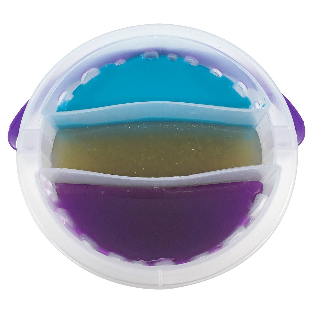 slide 4 of 7, Nickelodeon Mermaid Slime 3lb Tri-Color Bucket, 3 lb