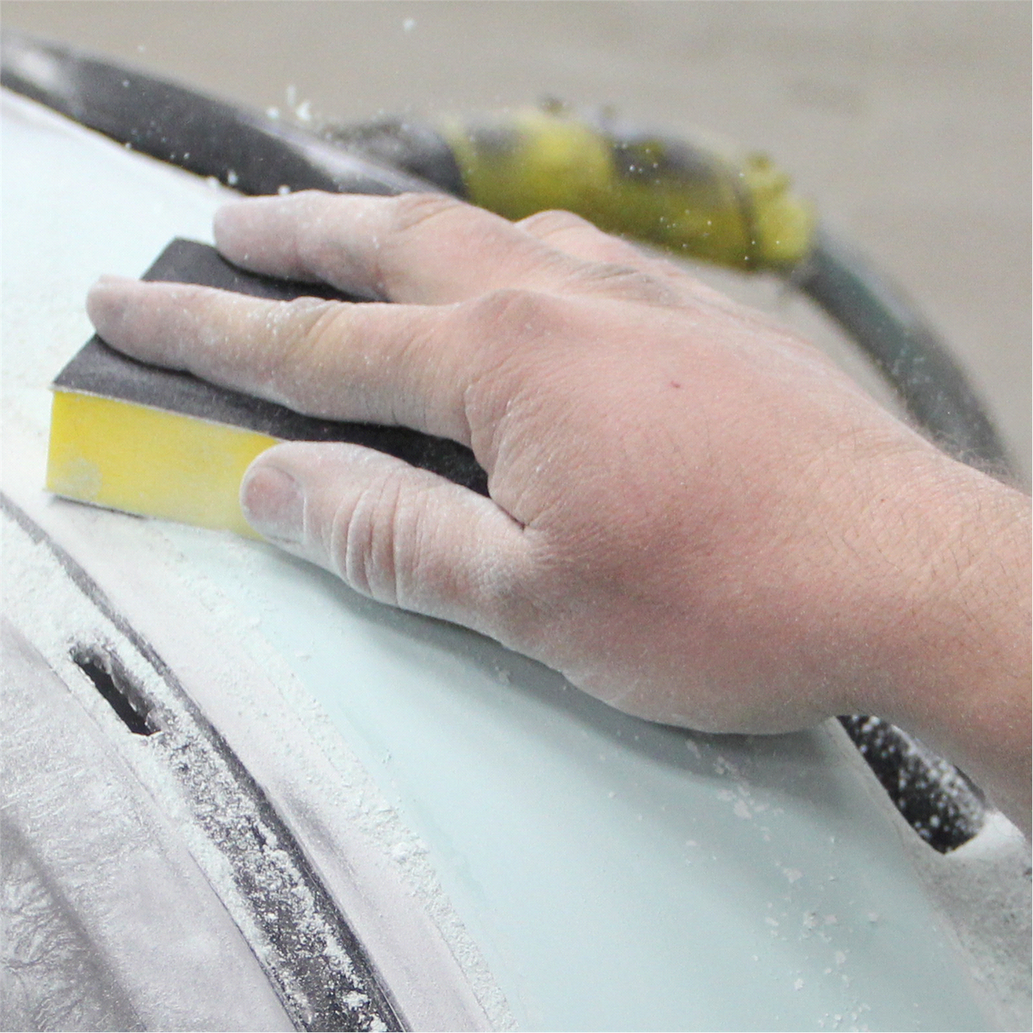 slide 5 of 5, Rust-Oleum Rustoleum Gator 3-Inch x 5-Inch x 1-Inch Waterproof Sanding Super Sponge - 7465, 1000 Grit, 1 ct