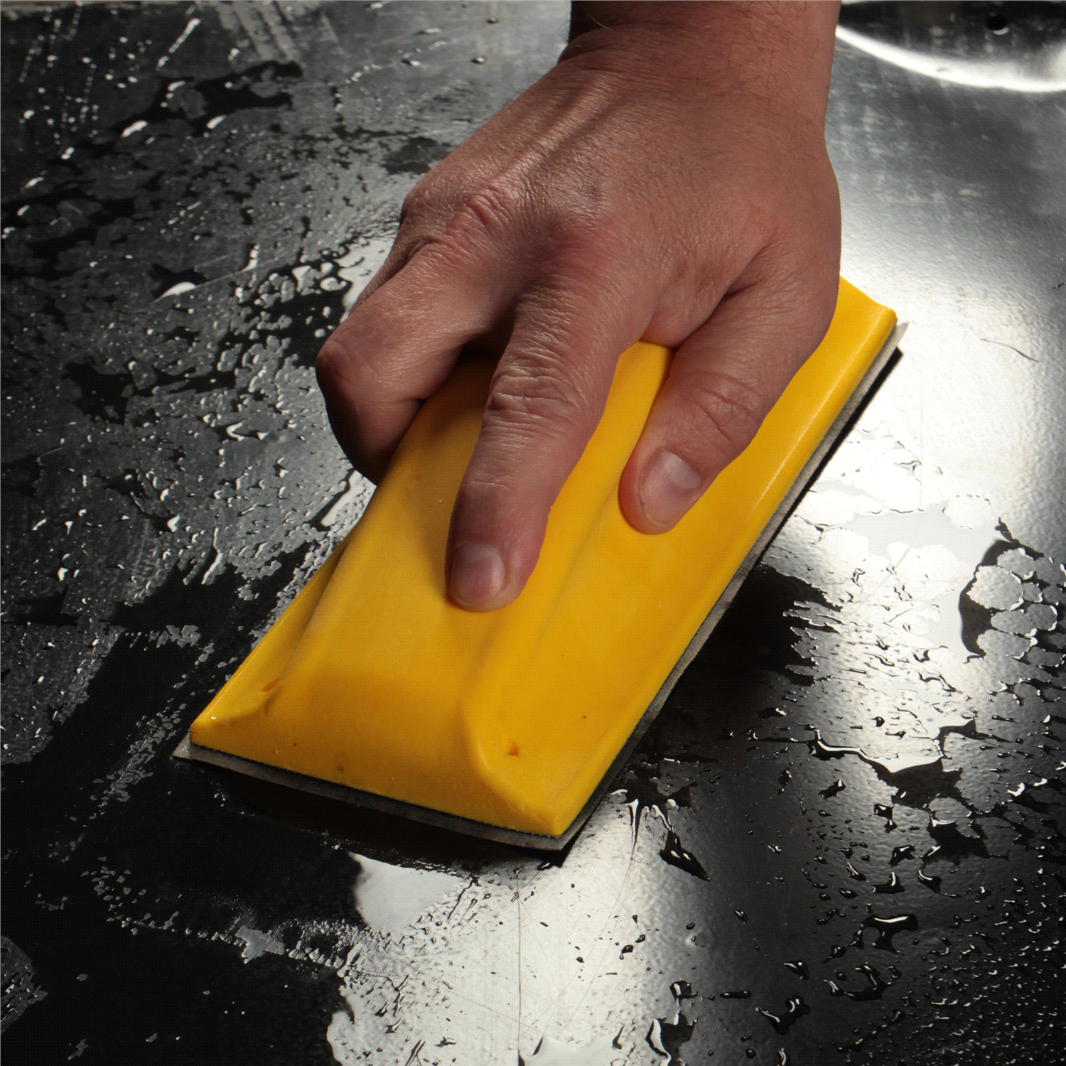 slide 5 of 5, Rustoleum Gator 3-2/3-Inch x 9-Inch Hook and Loop Waterproof Sanding Speed Sheets - 7851, 600 Grit, 5 ct