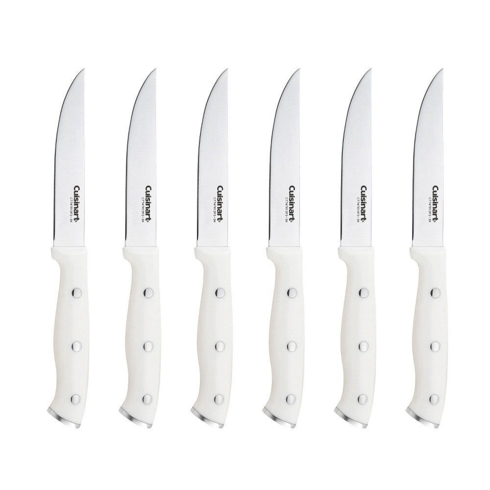 slide 5 of 13, Cuisinart Classic 15pc White Triple Rivet Knife Block Set - C77WTR-15P2, 15 ct