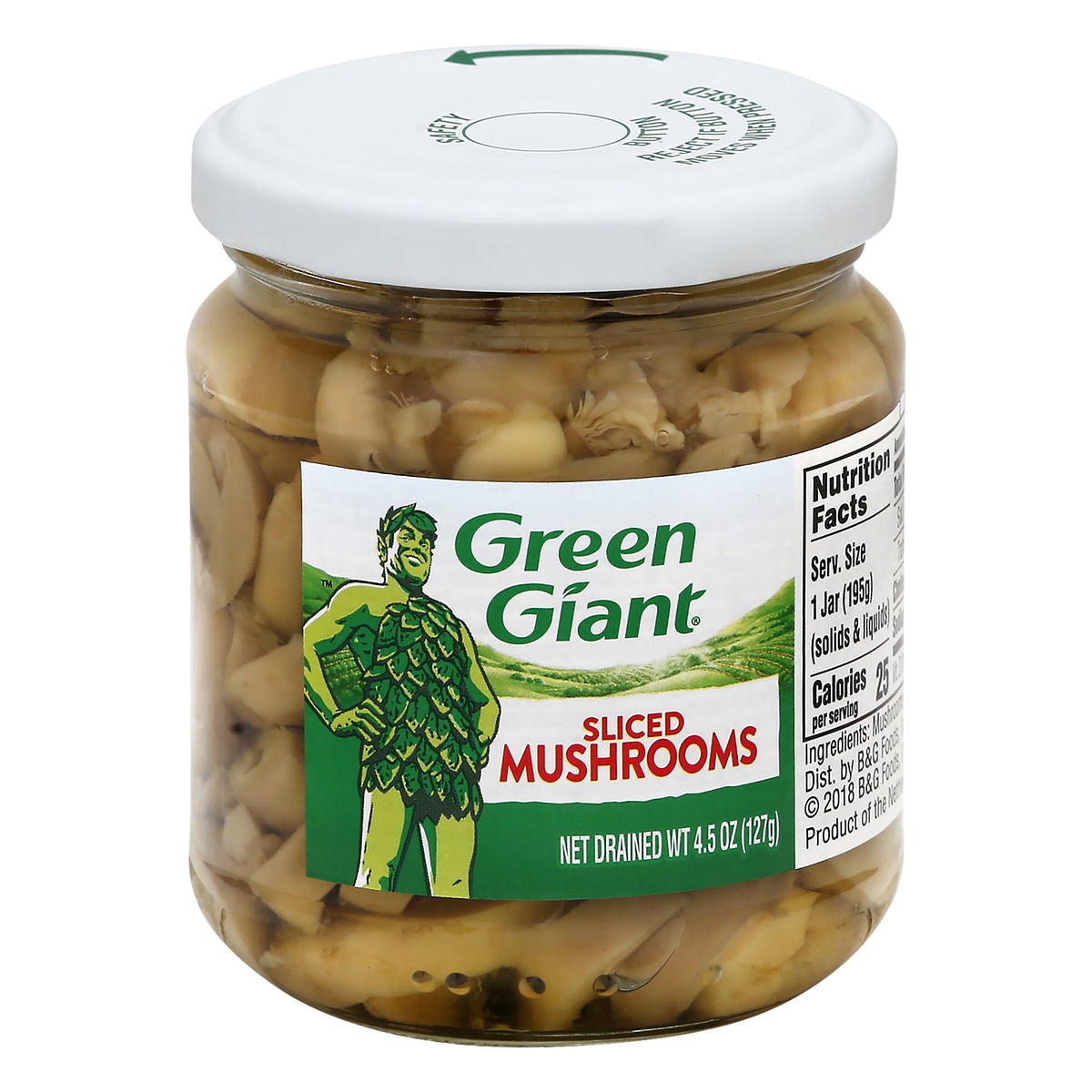 slide 1 of 1, Green Giant Sliced Mushrooms 4.5 oz, 4.5 oz