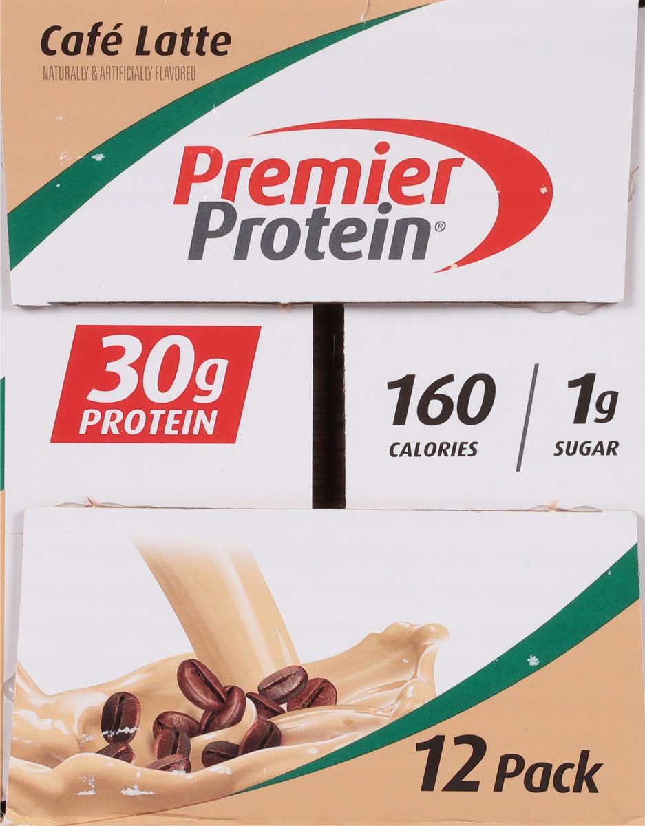 slide 3 of 9, Premier Protein Nutritional Shake - Café Latte - 11 fl oz/12pk, 11 fl oz, 12 ct