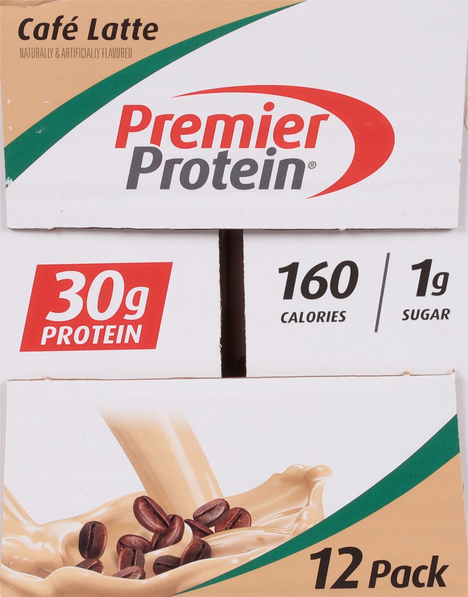 slide 6 of 9, Premier Protein Nutritional Shake - Café Latte - 11 fl oz/12pk, 11 fl oz, 12 ct