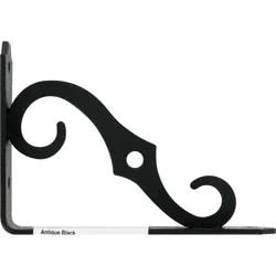 HILLMAN Hardware Essentials Antique Ornamental Shelving Bracket, 8" x 5-1/2"
