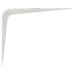The Hillman Group White Shelf Bracket 6" x 8"
