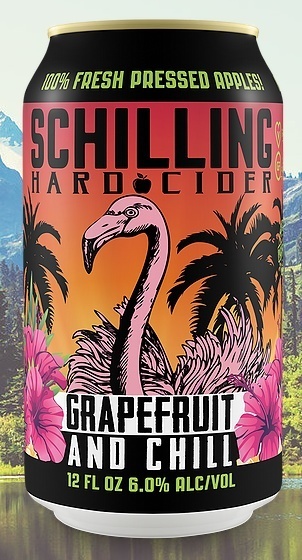 slide 1 of 1, Schilling Grapefruit and Chill, 4 ct; 16 oz