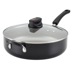 Farberware Smart Control 6qt Aluminum Covered Jumbo Cooker with Helper Handle Black