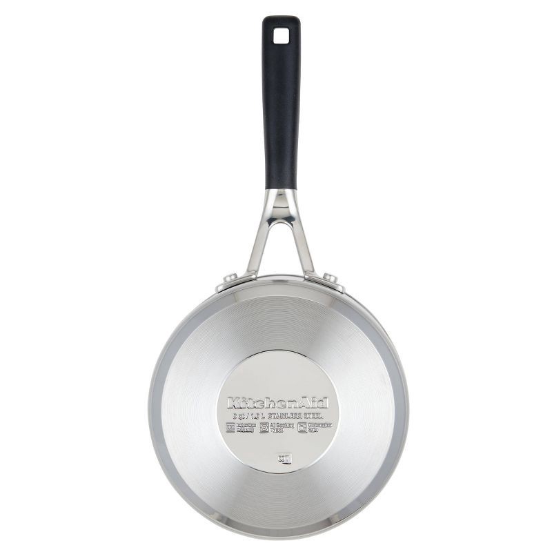 Kitchenaid 2qt Stainless Steel Saucepan With Measuring Marks Light Silver :  Target