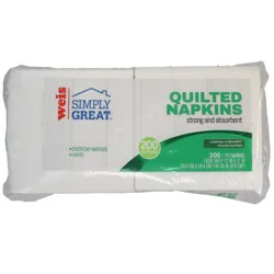 Weis Quality Everyday Napkins White Quilted Napkins
