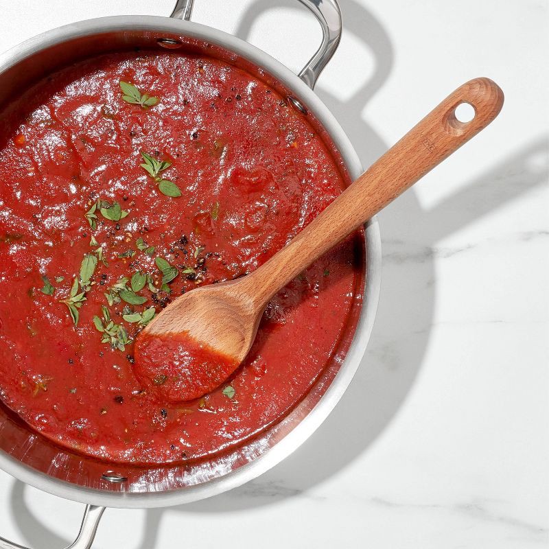 slide 7 of 11, OXO 3pc Wooden Utensil Set: Turner, Spoon & Slotted Spoon for Cooking & Kitchen Use, Hand Wash, Adult, Brown, 3 ct