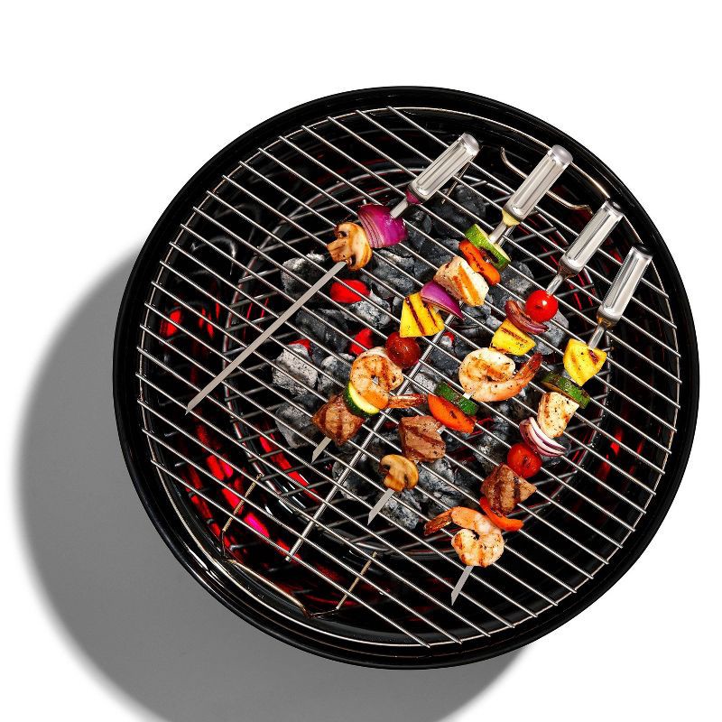 slide 6 of 10, OXO 6pc Grilling Skewer Set, 6 ct