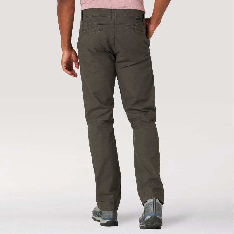 slide 8 of 8, Wrangler Men's ATG Canvas Straight Fit Slim 5-Pocket Pants - Black 32x32, 1 ct