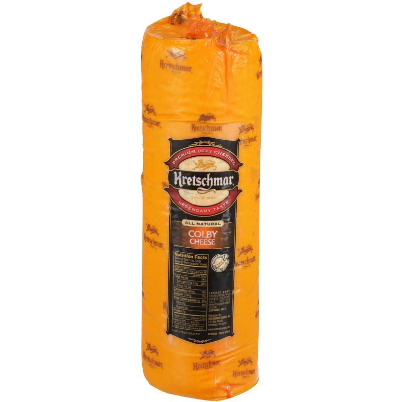 slide 1 of 3, Kretschmar Colby Cheese, per lb