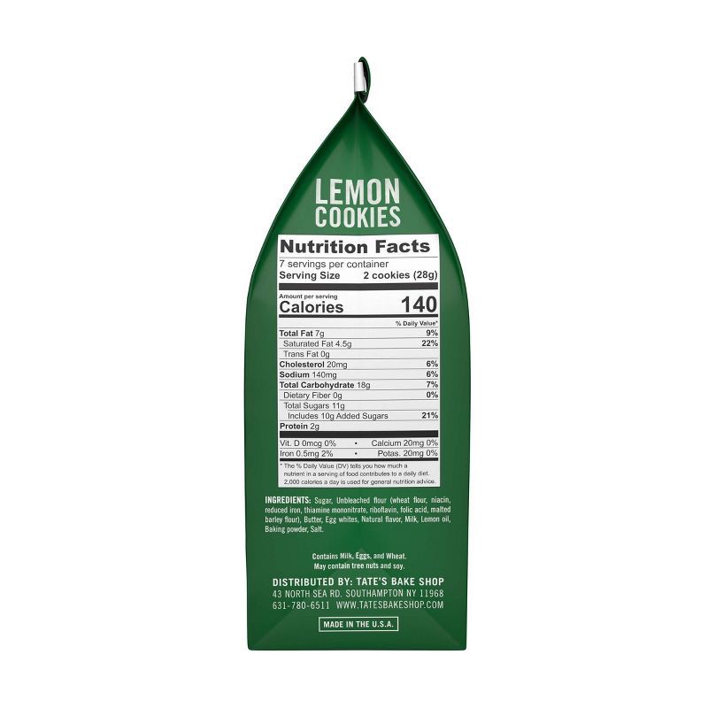 slide 11 of 12, Tate's Bake Shop Lemon Cookies - Limited Edition - 7oz, 7 oz