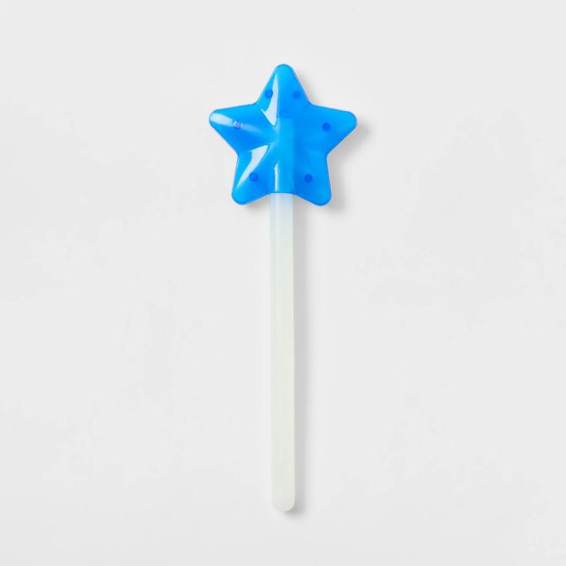 slide 1 of 4, Star Wand Glowstick Party Favor Blue - Spritz™: Fairy Light Stick, Party Favors, All Occasions, Ages 5+, 1 ct