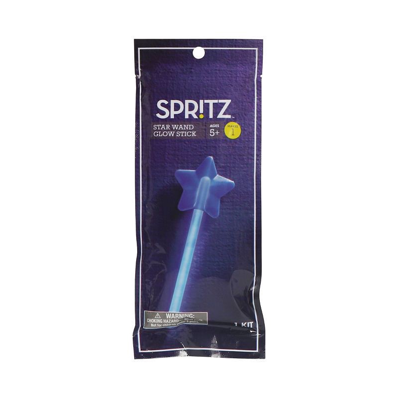 slide 1 of 3, Star Wand Glowstick Party Favor Blue - Spritz™: Fairy Light Stick, Party Favors, All Occasions, Ages 5+, 1 ct