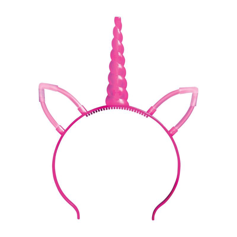 slide 3 of 3, Glow Unicorn Headband Party Favor - Spritz™, 1 ct