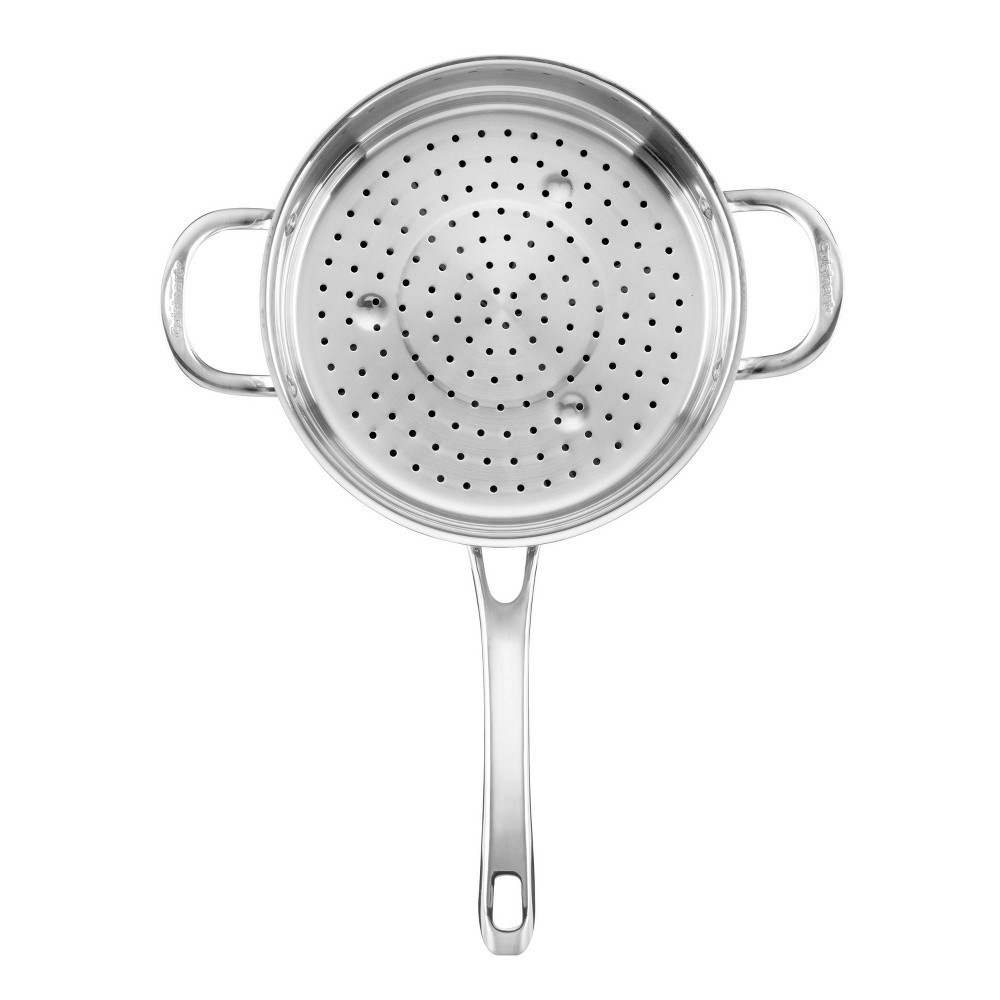 slide 6 of 7, Cuisinart Classic 3.5qt Stainless Steel Saute & Steamer Set with Helper Handle and Cover - 83-3, 3.5 qt