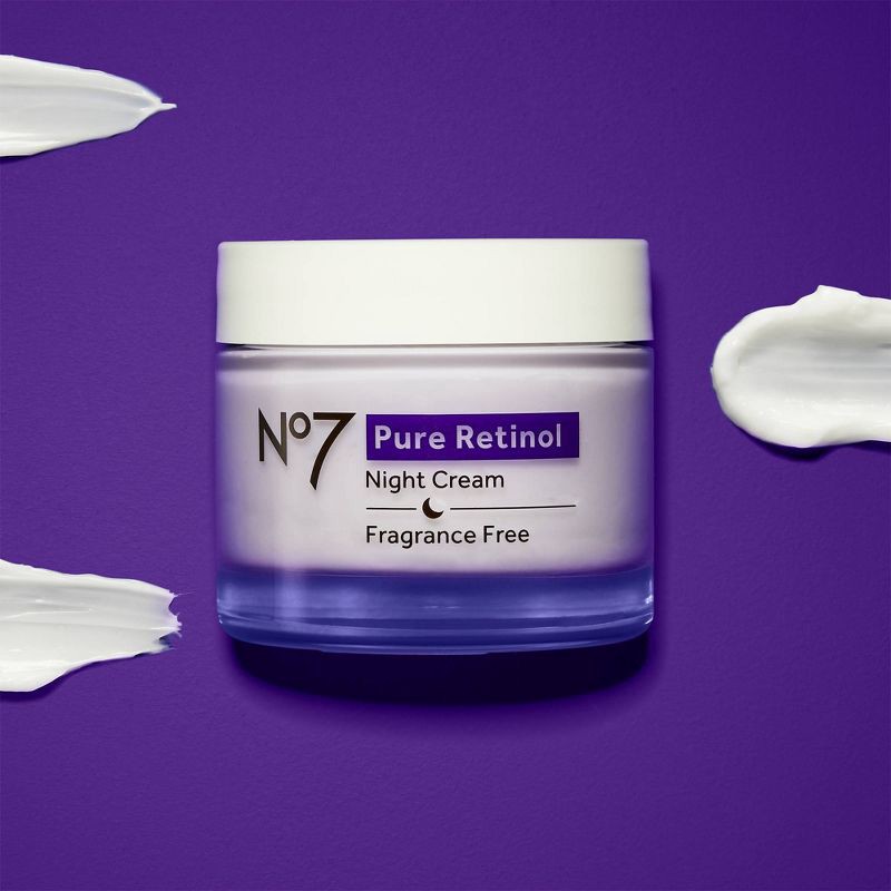 slide 4 of 11, No7 Pure Retinol Night Repair Cream - 1.69 fl oz, 1.69 fl oz