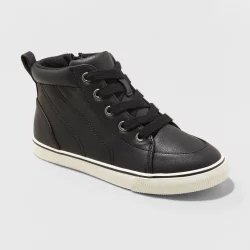 Boys' Florian Lace-Up Sneakers - Cat & Jack Black 4