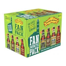 Sierra Nevada Beer, Fan Favorites Pack 12 Pack (12oz Bottles)