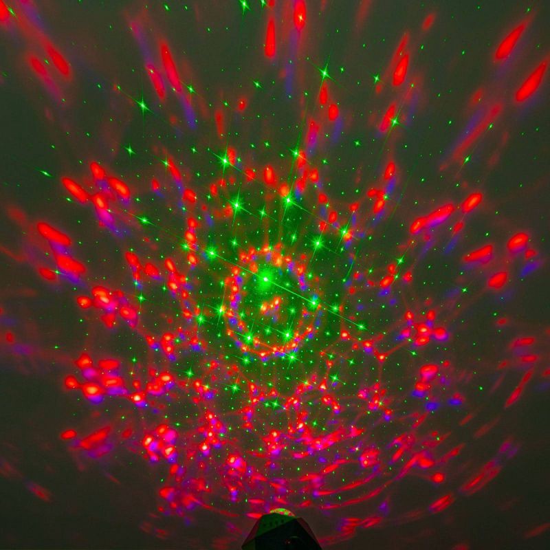 slide 7 of 8, LED Galaxy Projector Laser Star Lights with Remote Black - West & Arrow: USB-Powered, Sound Reactive, 1 ct