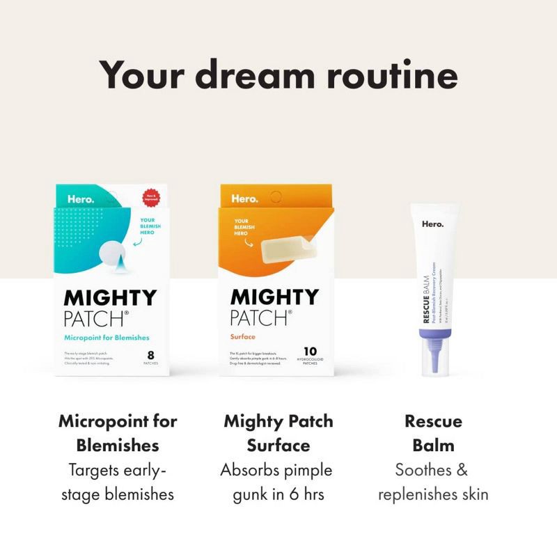 slide 10 of 10, Hero Cosmetics Hero Mighty Patch Surface - 10ct, 10 ct