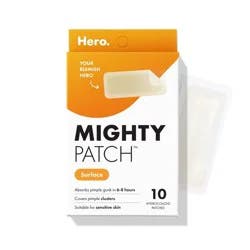 Hero Cosmetics Hero Mighty Patch Surface - 10ct: Anti-Acne, Hypoallergenic, Vegan, Unscented