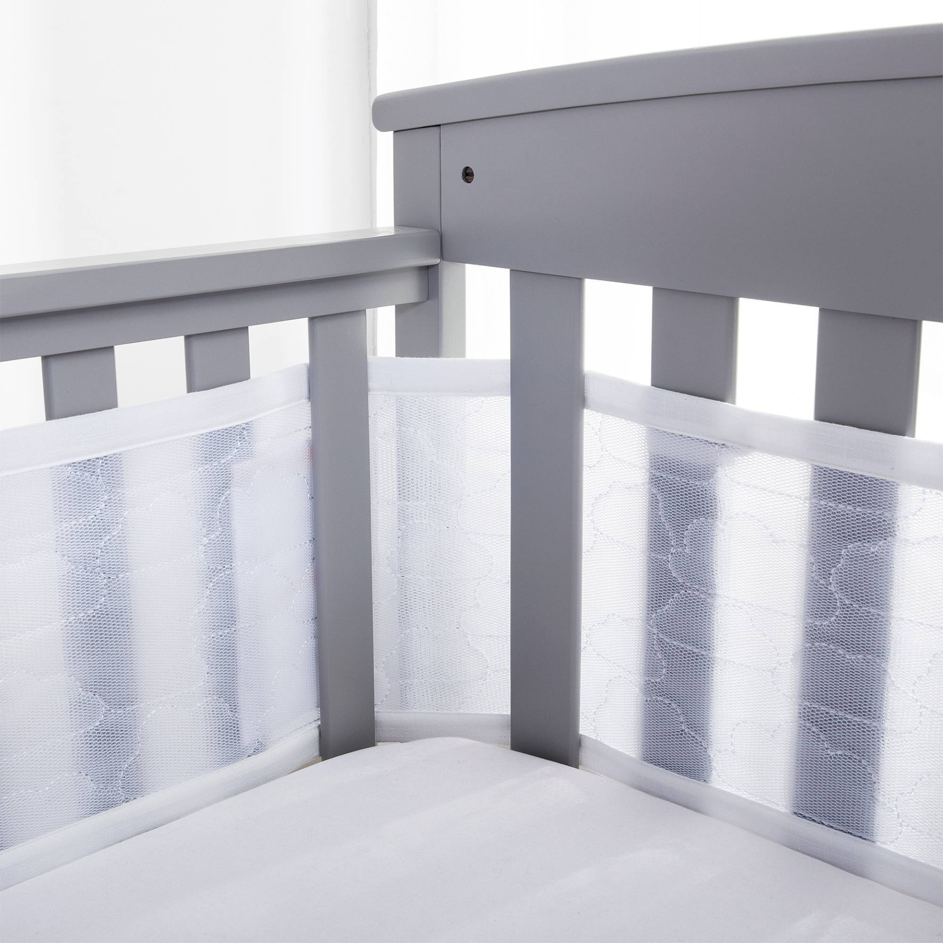 Breathable baby mesh crib hot sale bumper