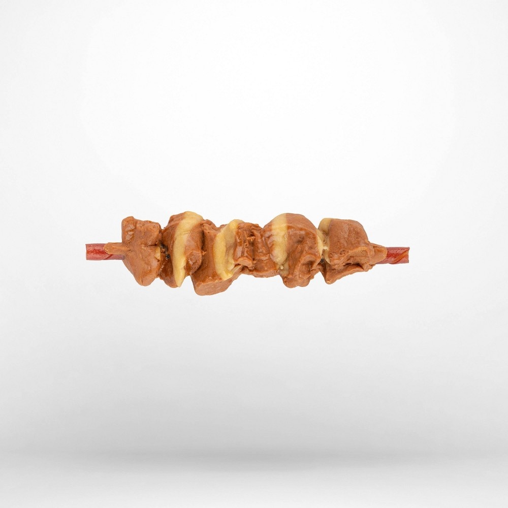 slide 2 of 4, DreamBone Double Protein with Peanut Butter, Chicken Kabobs and Beef Flavor Chews Dog Treats - 9.8oz, 9.8 oz