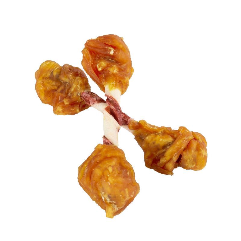 slide 4 of 11, Good 'n' Fun Double Meat Pops Rawhide with Chicken, Beef and Pork Flavor Dog Treats - 5.5oz, 5.5 oz