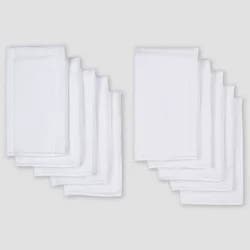 Gerber Baby 10pk Prefold Gauze Reusable Diaper - White