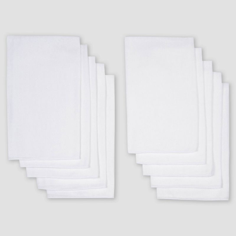 slide 1 of 5, Gerber Baby 10pk Reusable Diaper - White, 10 ct